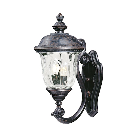 Maxim Lighting Carriage House 2-Light 9" Wide Oriental Bronze Outdoor Wall Sconce 3423WGOB